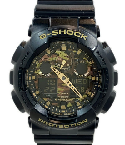 美品 CASIO 腕時計 G-SHOCK クオーツ GA-100CF メンズ カシオ