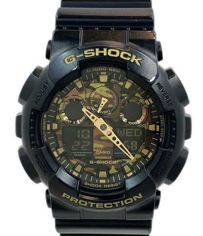 美品 CASIO 腕時計 G-SHOCK クオーツ GA-100CF メンズ カシオ