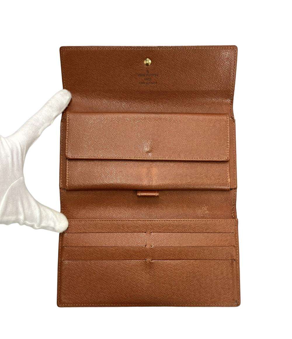 ルイ・ヴィトン 三つ折り長財布 ポルトフォイユ インターナショナル モノグラム M61217 ユニセックス LOUIS VUITTON