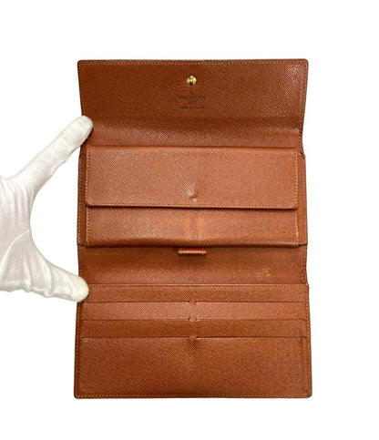 ルイ・ヴィトン 三つ折り長財布 ポルトフォイユ インターナショナル モノグラム M61217 ユニセックス LOUIS VUITTON