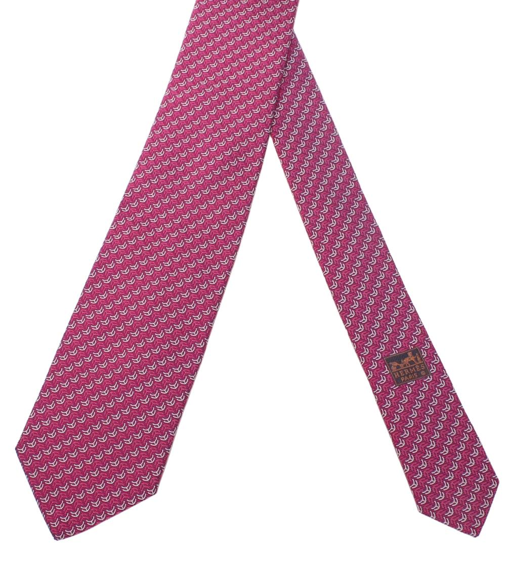 美品 エルメス ネクタイ シルク100% メンズ HERMES