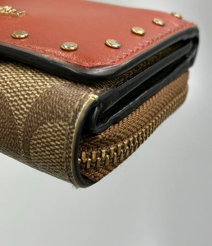 COACH 三つ折り財布 レザー シグネチャー C3323 レディース コーチ