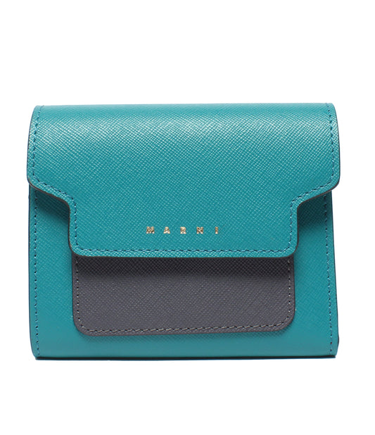 美品 MARNI 三つ折り財布 レディース マルニ