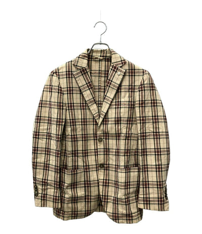 L.B.M.1911 チェック柄 ジャケット メンズ SIZE 42 ルビアム 1911