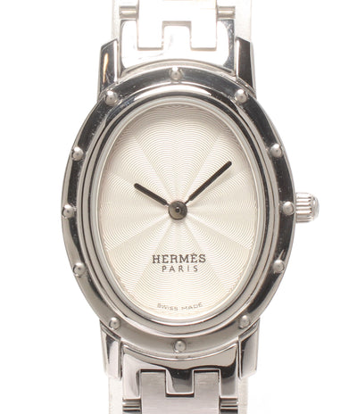 HERMES 腕時計 クリッパーオーバル クオーツ CO1.210 レディース エルメス
