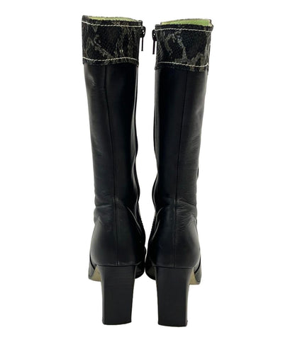 BALENCIAGA ミドルブーツ パイソン柄 レディース SIZE 35 1/2 (23.5cm) バレンシアガ