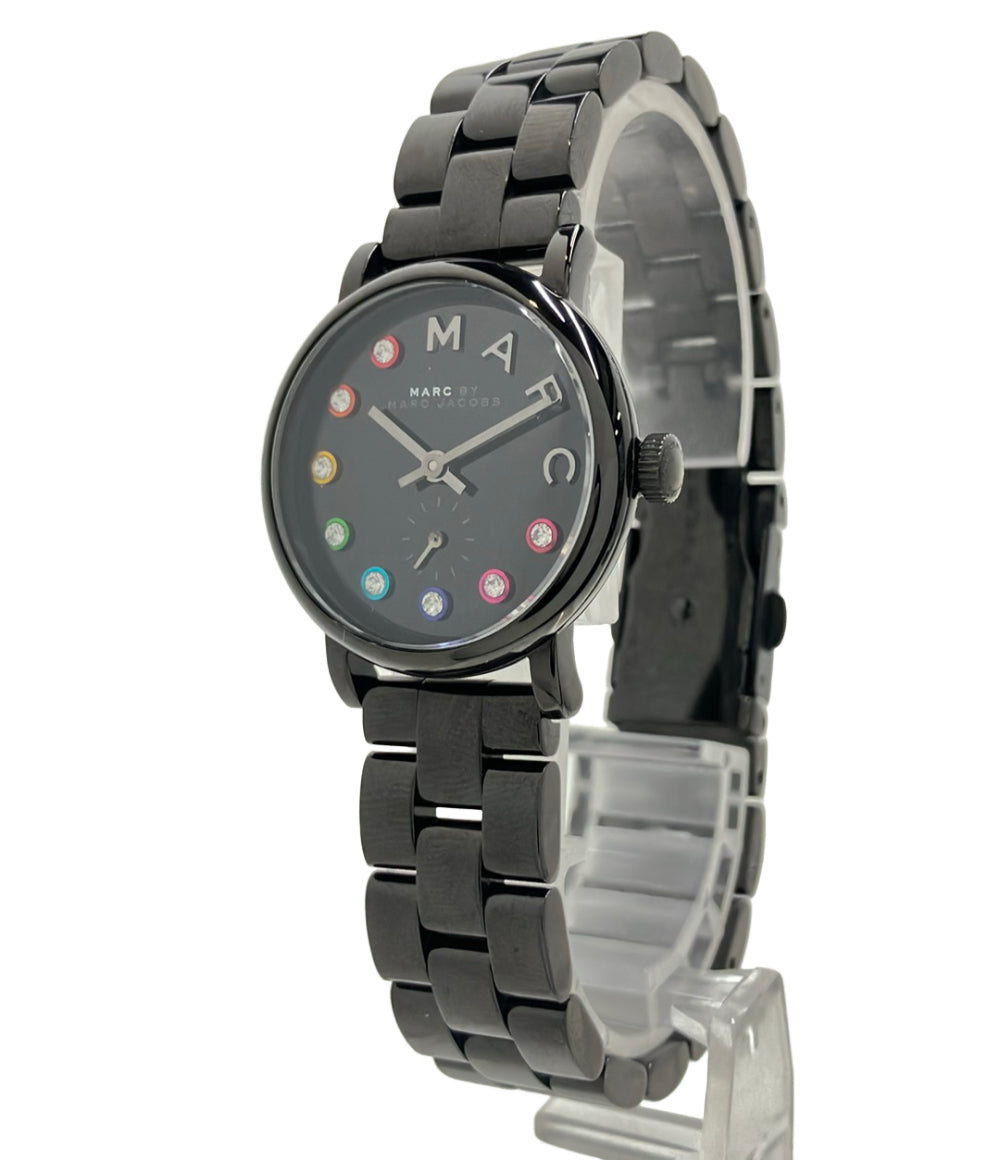 MARC BY MARC JACOBS 腕時計 クオーツ ブラック MBM3425 レディース マークバイマークジェイコブス