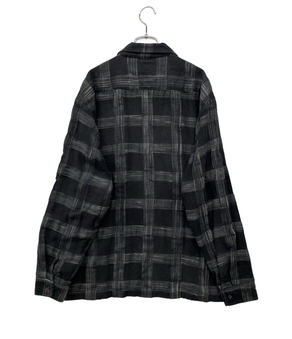 Supreme 長袖シャツ Woven Plaid Shirt メンズ SIZE L シュプリーム
