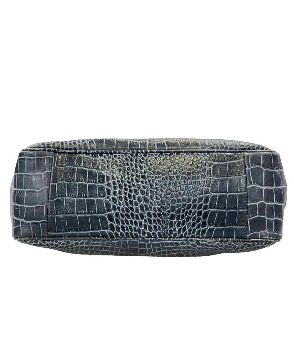 Longchamp ハンドバッグ トートバッグ クロコ型押し ロゾ レディース ロンシャン