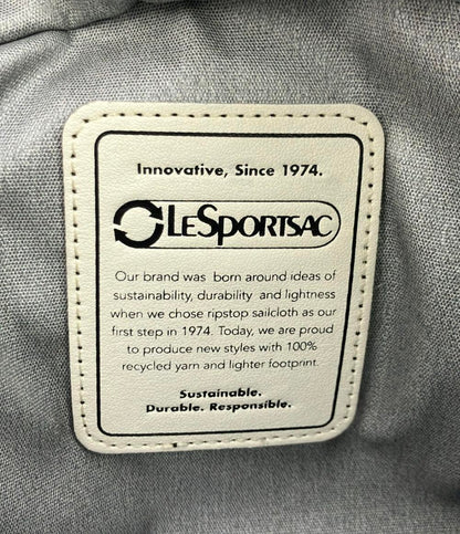 美品 LeSportsac ショルダーバッグ 斜め掛け ナイロン レディース レスポートサック