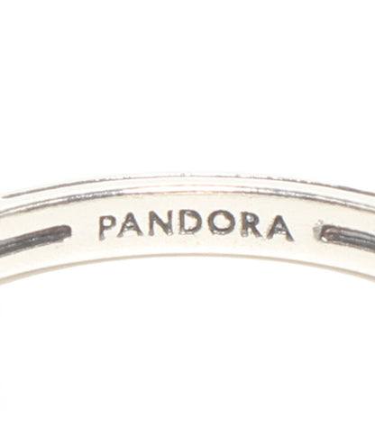 美品 PANDORA リング 指輪 SV925 ハート ピンク レディース SIZE 10号 パンドラ