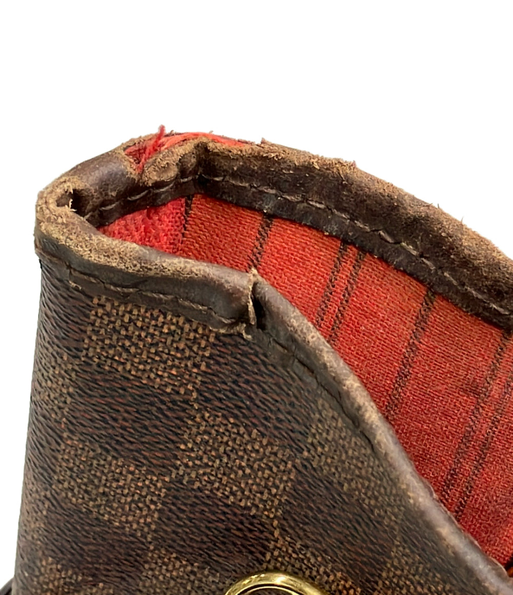 訳あり LOUIS VUITTON トートバッグ ショルダーバッグ 肩掛け ネヴァーフルMM ダミエ N51105 レディース ルイ・ヴィトン