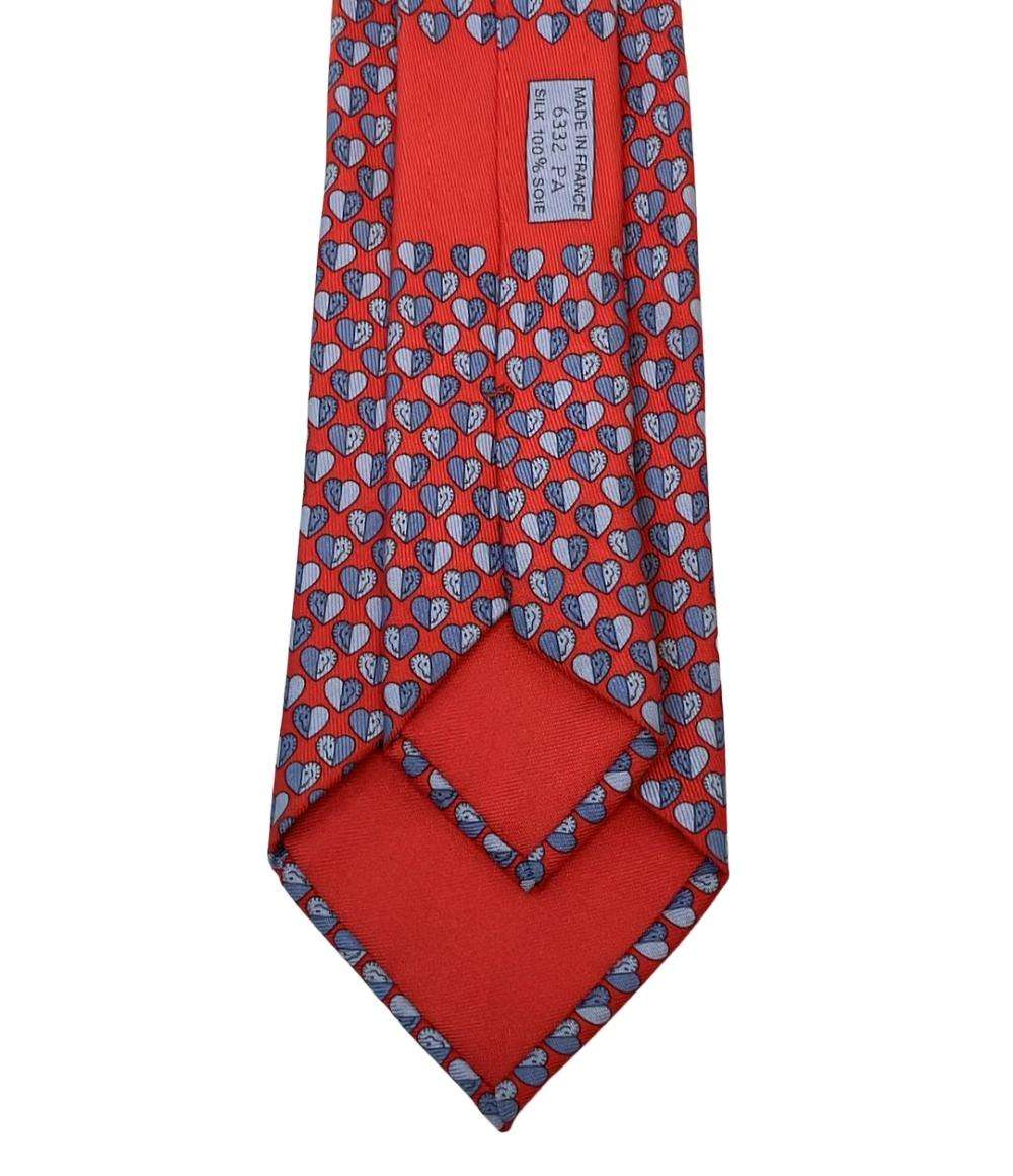 美品 エルメス ネクタイ シルク100% メンズ HERMES