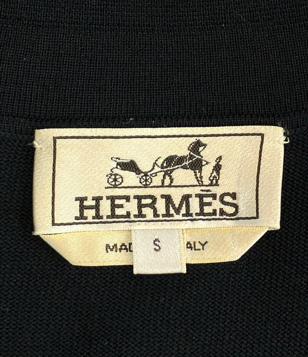 HERMES 半袖 ニットシャツ H557175HA メンズ SIZE S エルメス