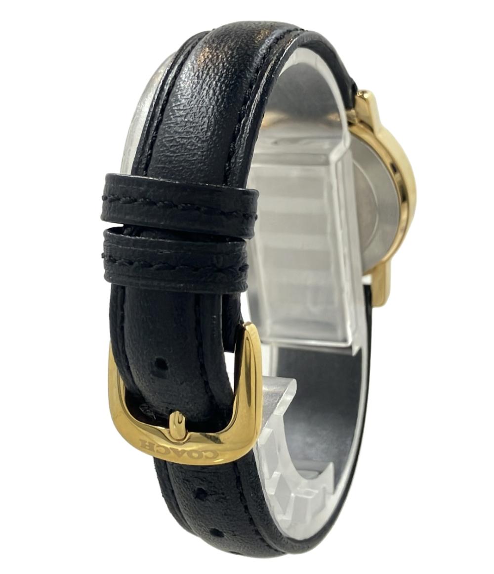 COACH(コーチ) 腕時計■美品 W005 レディース 革ベルト アイボリー コーチ 腕時計 クオーツ ホワイト W005 レディース COACH \u2013 Rehello by