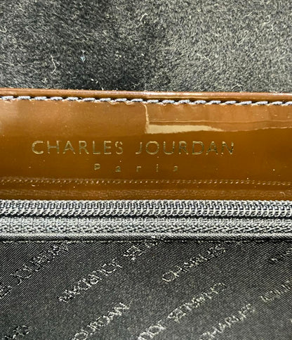 美品 CHARLES JOURDAN ハンドバッグ エナメル レディース シャルル・ジョルダン