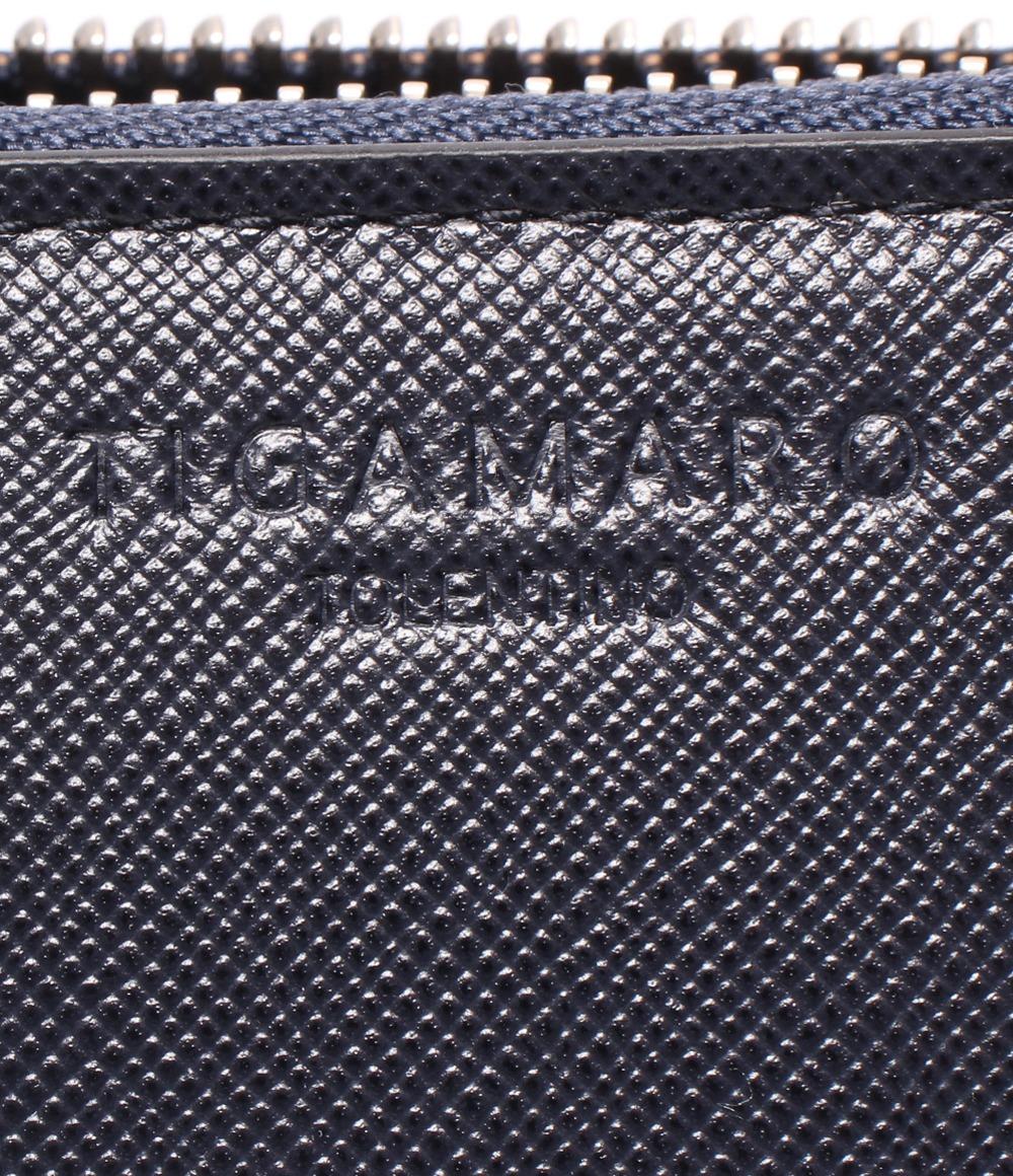 ティガマロ ラウンドファスナー長財布 メンズ TlGAMARO