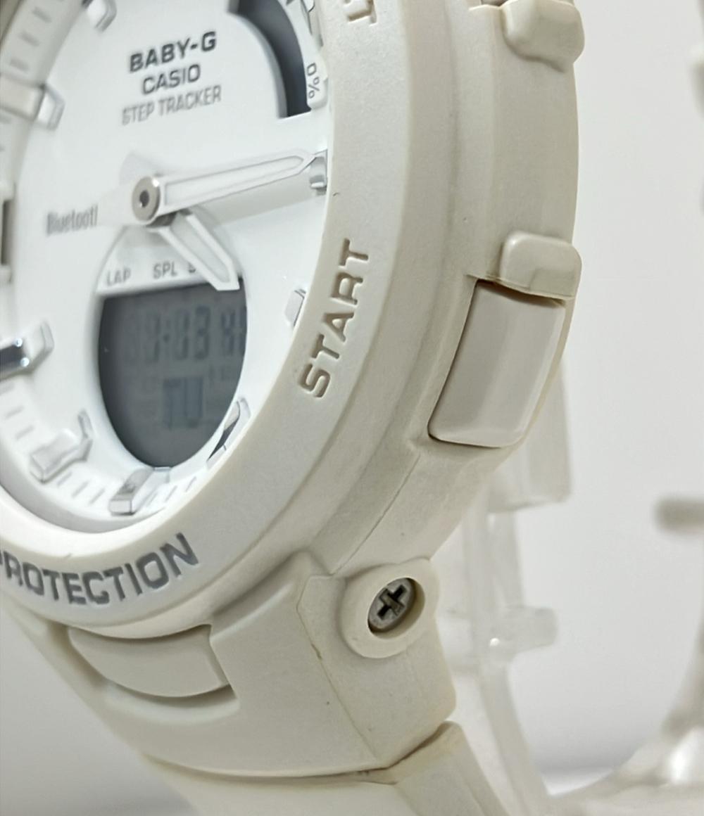 CASIO 腕時計 Bluetooth BABY-G クオーツ ホワイト BSA-B100 レディース カシオ