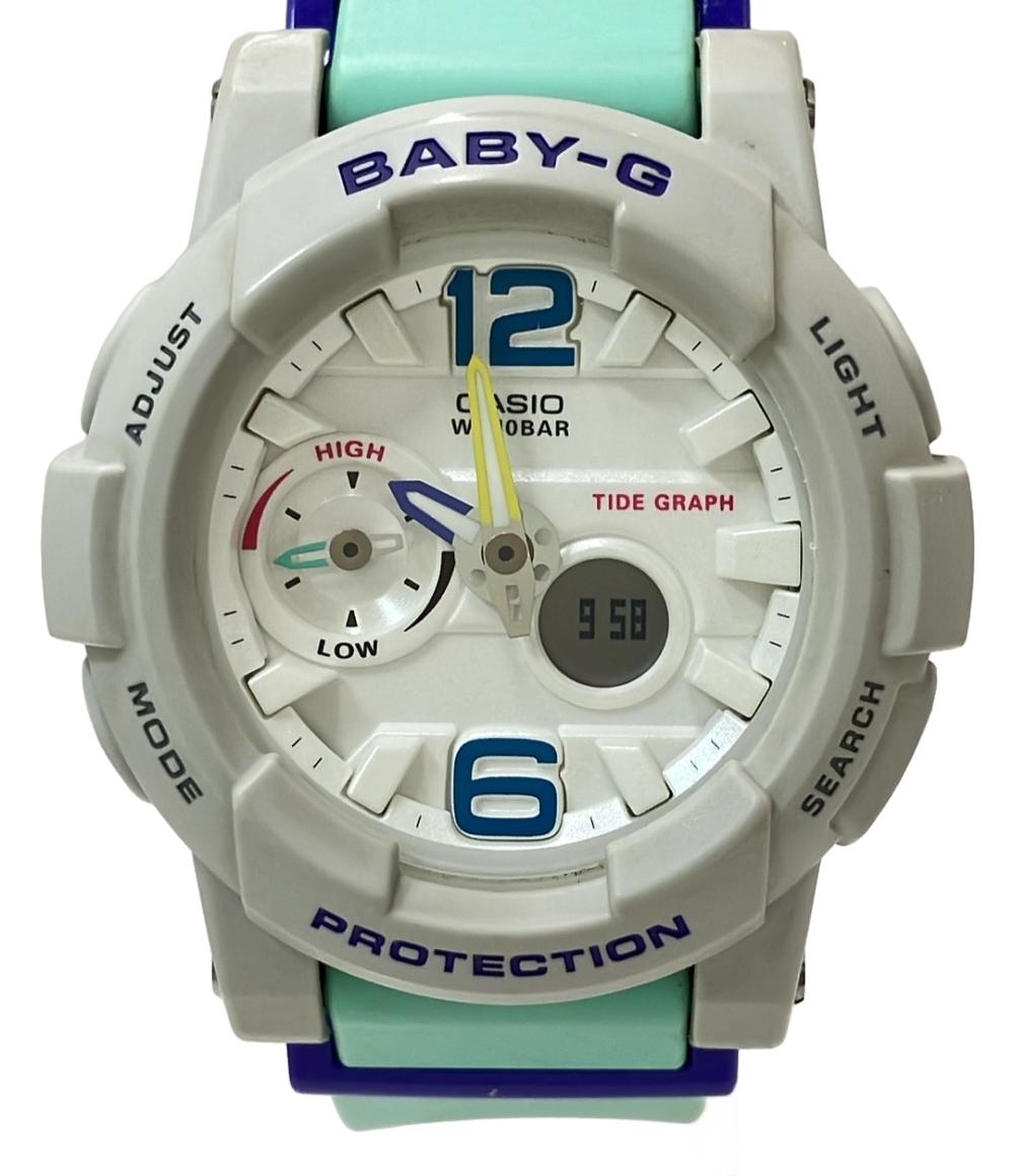 カシオ 腕時計 BABY-G クオーツ ホワイト BGA-180 レディース CASIO