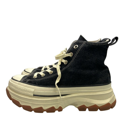 CONVERSE ハイカット厚底スニーカー × JEANASiS オールスタートレックウエーブ デニム HI 1SF065 レディース SIZE 24.5 コンバース