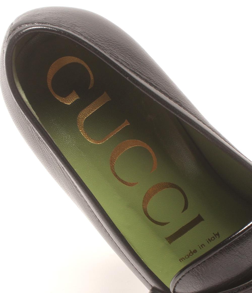 グッチ チャンキーヒール ローファー ホースビット パンプス レディース SIZE 36 GUCCI