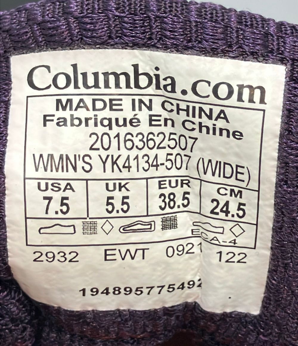 美品 Columbia ローカットスニーカー 2016362507 レディース SIZE 24.5 コロンビア