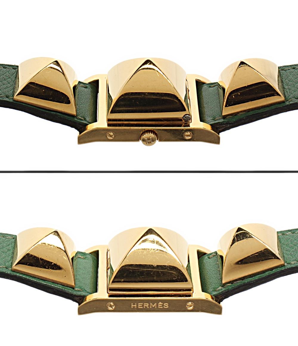 HERMES 腕時計 クオーツ ホワイト ME1.201 レディース エルメス