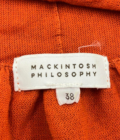 美品 マッキントッシュフィロソフィー 七分袖ニットカーディガン 薄手 レディース SIZE 38 (S) MACKINTOSH PHILOSOPHY