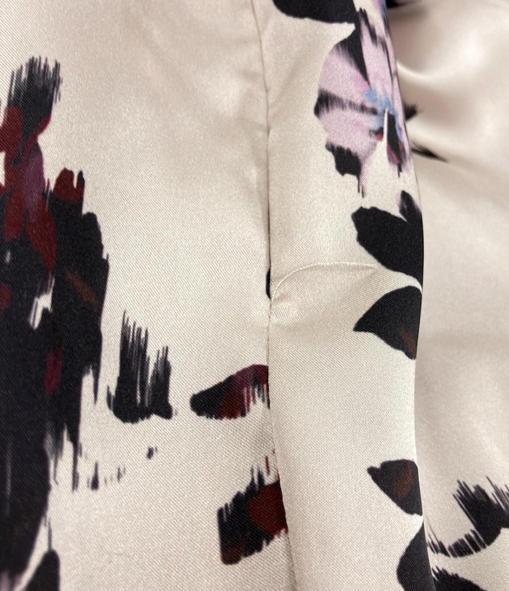 美品 ハーリップトゥ 花柄オフショルダー長袖フレアロングワンピース レディース SIZE S Her lip to