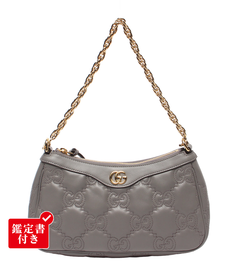 美品 GUCCI ハンドバッグ チェーンショルダーバッグ 肩掛け GGマトラッセ 826218 493075 レディース グッチ