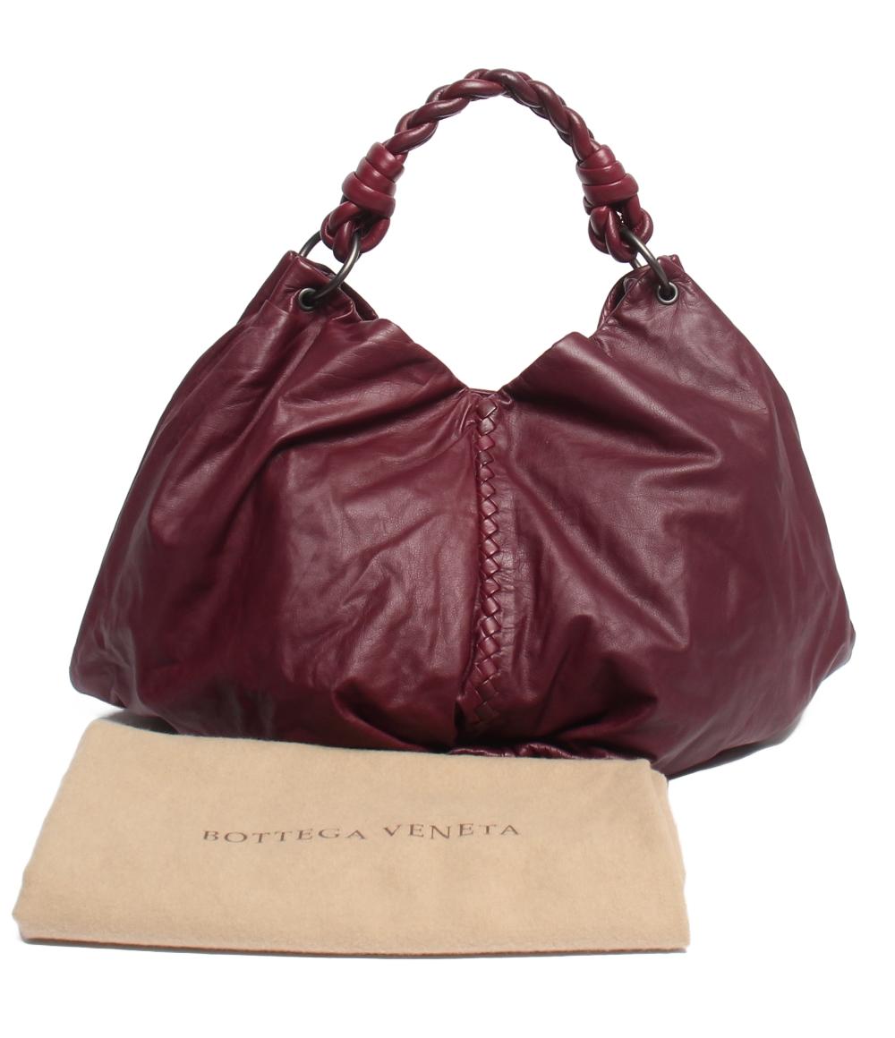 極美品 ＊ ボッテガヴェネタ シェル 2way ハンド ショルダーバッグ レッド BOTTEGA VENETA（ボッテガ・ヴェネタ） バッグ レディース ブランド