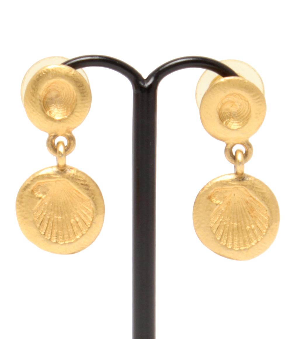 TRIFARI ピアス 貝殻型 シェル型 レディース トリファリ