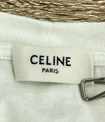 CELINE 半袖Tシャツ AVE 57 SKY フォト プリントコットンジャージールーズ 2X43F671Q メンズ SIZE L セリーヌ