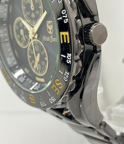 CLUB FACE II 腕時計 クオーツ ブラック CF-4710 メンズ クラブフェイスツー