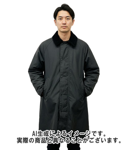 Barbour AURALEE コート スタイリスト私物 襟コーデュロイ 裏バブアー ライトワックス SL BORDER ダブルジップ メンズ SIZE 36 (S) バブアー