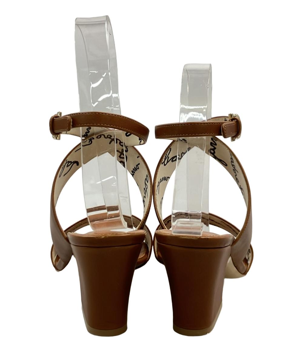 Salvatore Ferragamo レザーストラップサンダル レディース SIZE 7 1/2 (XL) サルヴァトーレフェラガモ