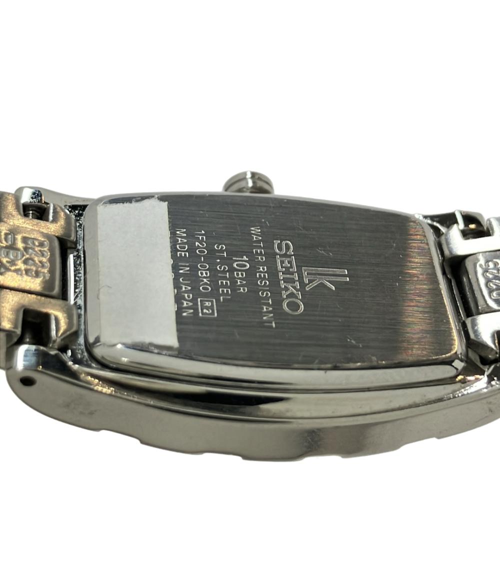 SEIKO 腕時計 lk ルキア クオーツ シルバー 1F20-0BK0 レディース