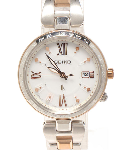 SEIKO 腕時計 電波ソーラー ルキア lK ソーラー 1B35-0AG0 レディース セイコー