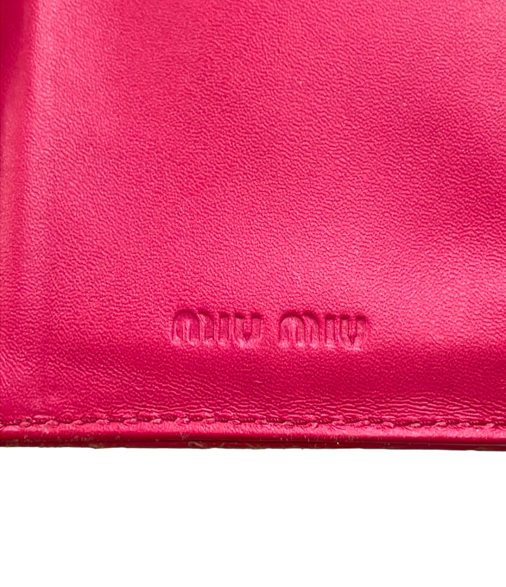 MIUMIU 二つ折り財布 レディース ミュウミュウ