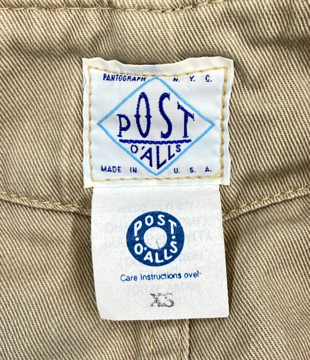 POST OVERALLS ベスト ROYAL TRAVELER vintage moleskin メンズ SIZE XS ポストオーバーオールズ