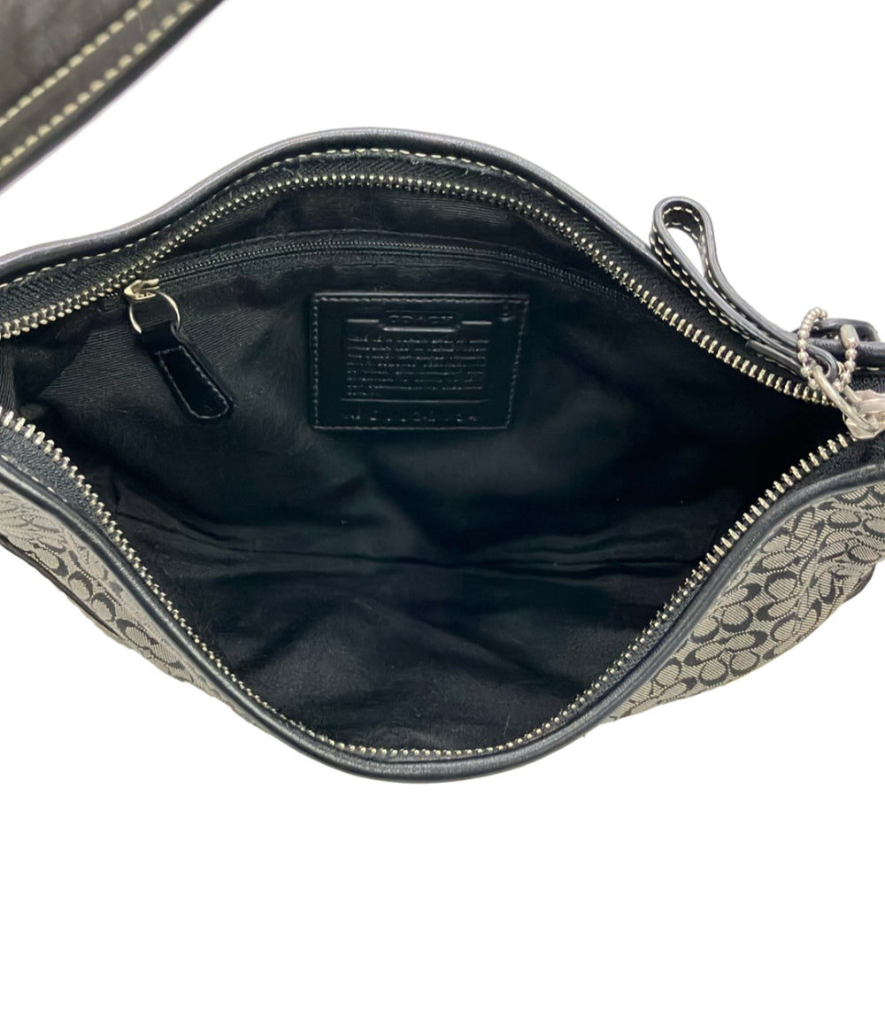 コーチ ワンショルダー シグネチャー 2154 美品 COACH ショルダーバッグ 肩掛け ミニシグネチャー 2154
