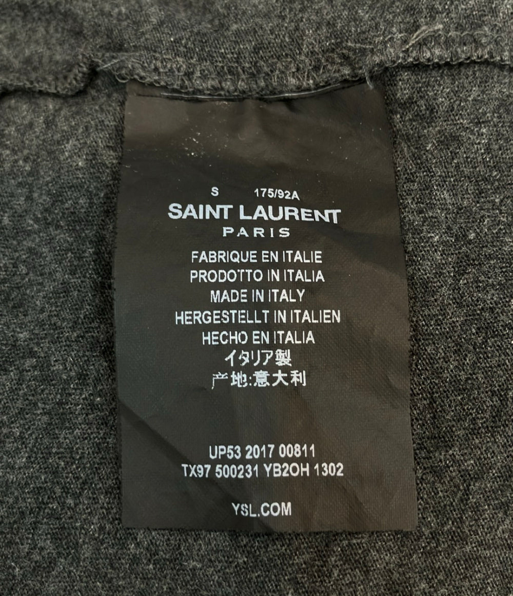 美品 SAINT LAURENT 半袖Tシャツ SL メンズ SIZE S サンローラン