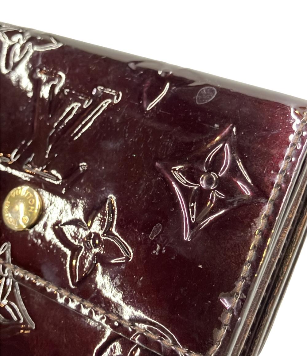 LOUIS VUITTON Wホック二つ折り財布 ポルトモネ ビエ カルトクレディ ヴェルニ M93523 レディース ルイ・ヴィトン