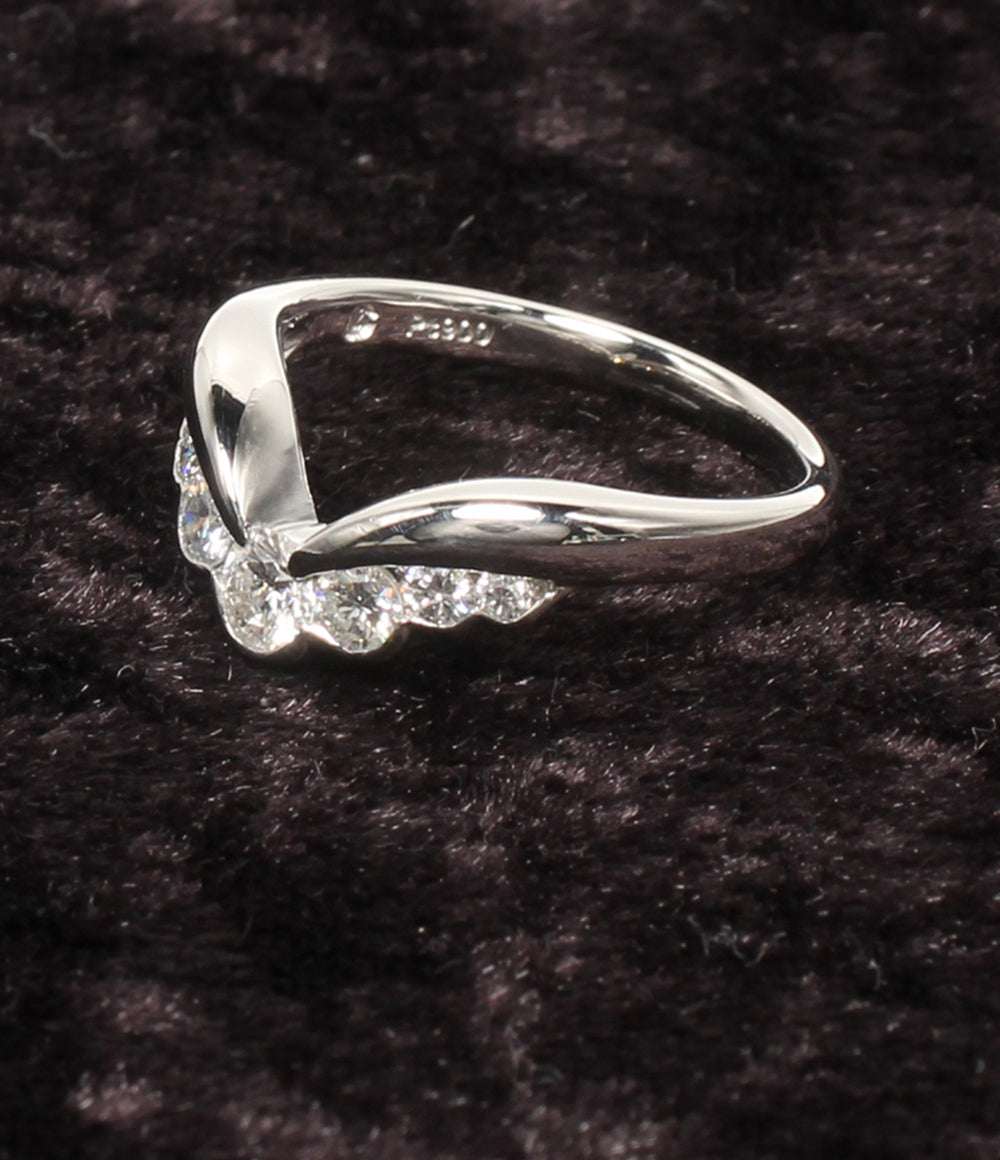 美品 MONNICKENDAM リング 指輪 Pt900 ダイヤ 0.58ct レディース SIZE 13号 モニッケンダム