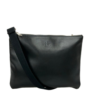 美品 TAKEO KIKUCHI ショルダーバッグ 斜め掛け レザー メンズ タケオキクチ