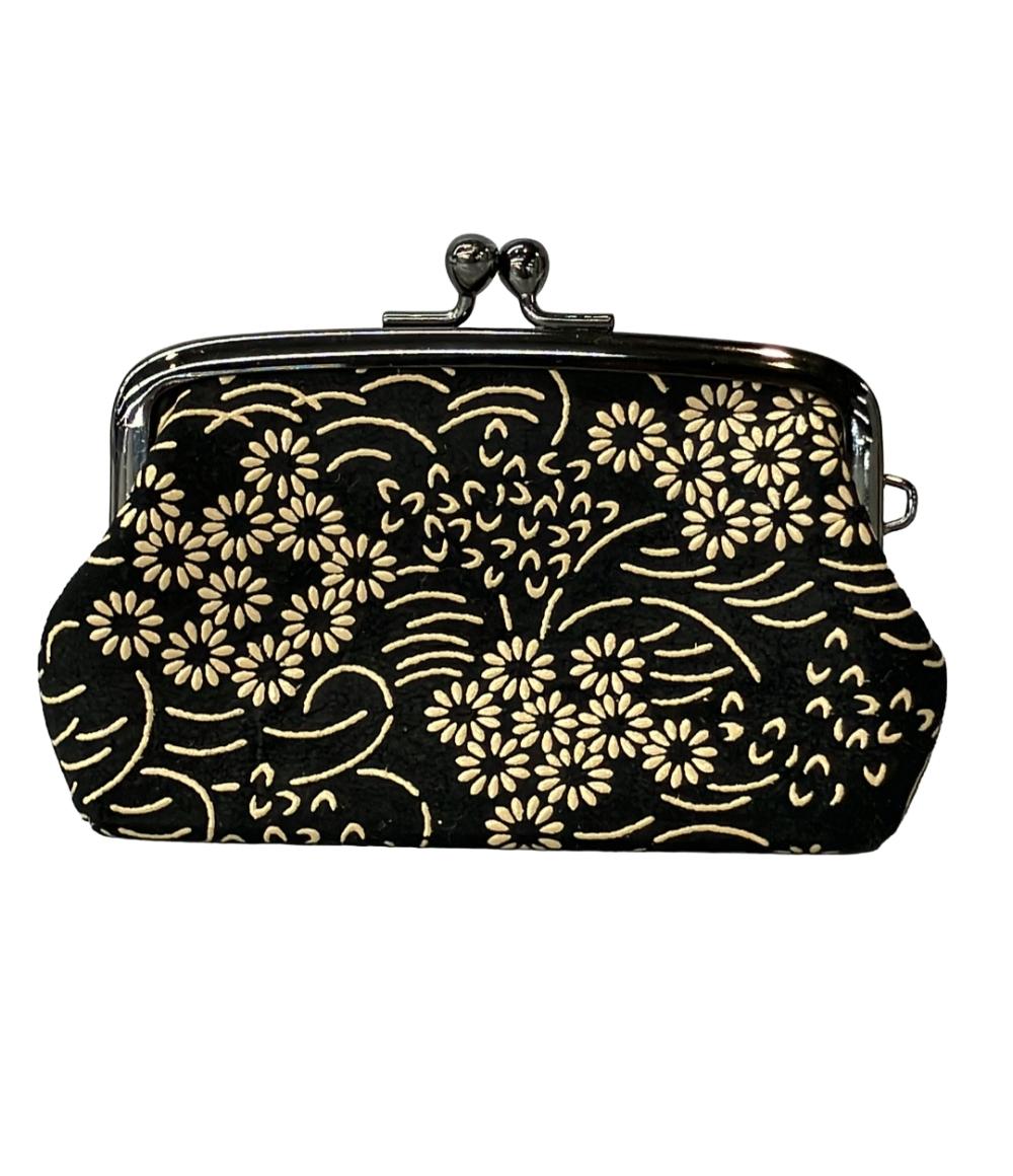 美品 がま口コインケース レディース