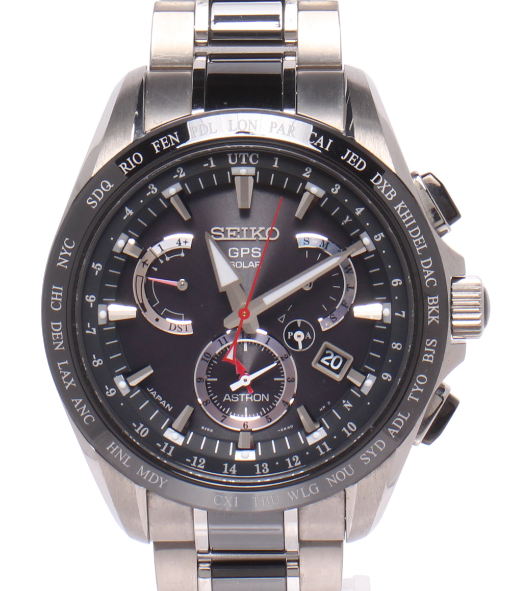 SEIKO 腕時計 アストロン ASTRON GPSソーラー ブラック 8X53-0AB0 メンズ セイコー