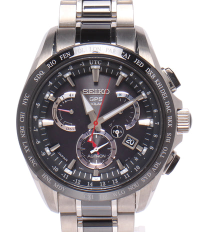 SEIKO 腕時計 アストロン ASTRON GPSソーラー ブラック 8X53-0AB0 メンズ セイコー