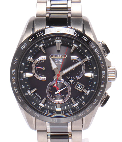 SEIKO 腕時計 アストロン ASTRON GPSソーラー ブラック 8X53-0AB0 メンズ セイコー