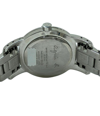 アニエスベー 腕時計 クオーツ シルバー 7N82-0BX0 レディース agnes b.